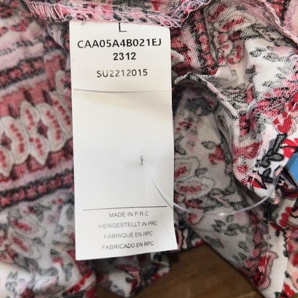 Woman’s Cupshe Boho Cinch Waist Mini Dress Size Large - Picture 5 of 8